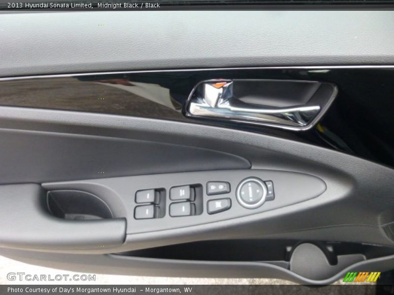 Midnight Black / Black 2013 Hyundai Sonata Limited