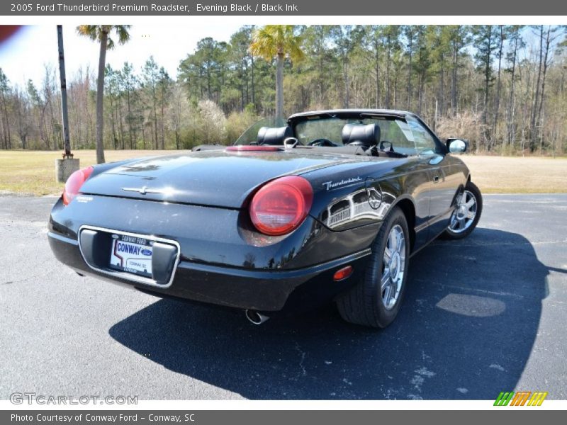 Evening Black / Black Ink 2005 Ford Thunderbird Premium Roadster