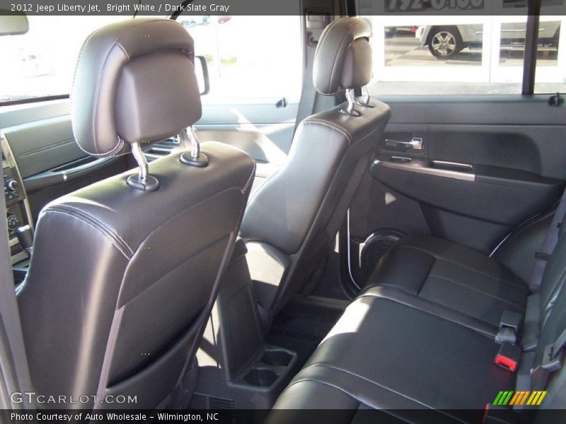 Bright White / Dark Slate Gray 2012 Jeep Liberty Jet