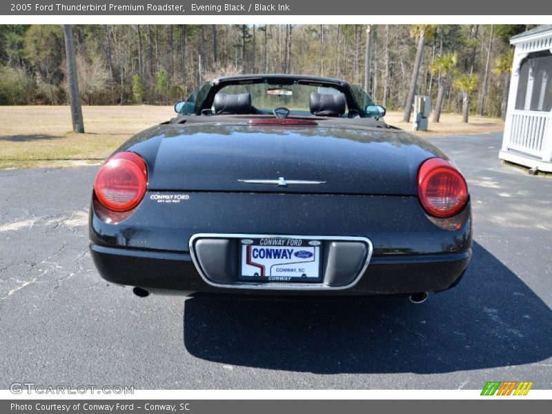 Evening Black / Black Ink 2005 Ford Thunderbird Premium Roadster