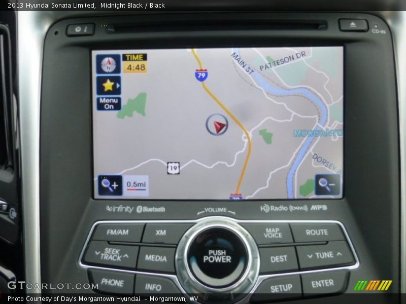Midnight Black / Black 2013 Hyundai Sonata Limited