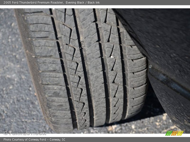 Evening Black / Black Ink 2005 Ford Thunderbird Premium Roadster