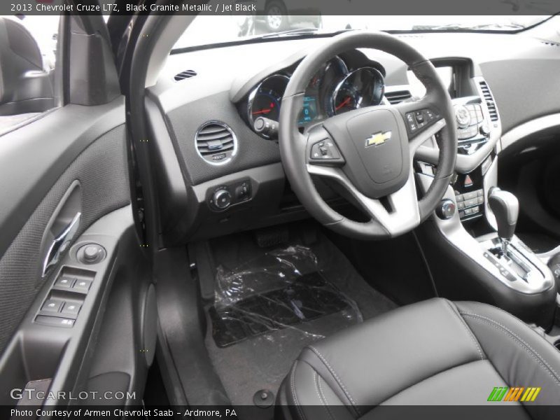 Black Granite Metallic / Jet Black 2013 Chevrolet Cruze LTZ