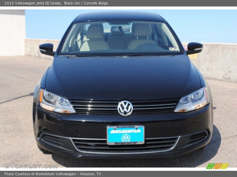 Black Uni / Cornsilk Beige 2013 Volkswagen Jetta SE Sedan