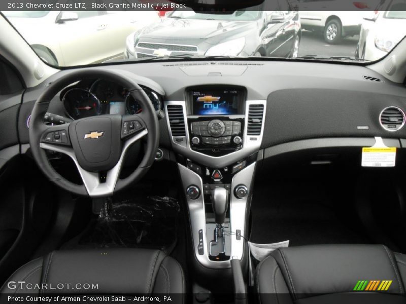 Black Granite Metallic / Jet Black 2013 Chevrolet Cruze LTZ