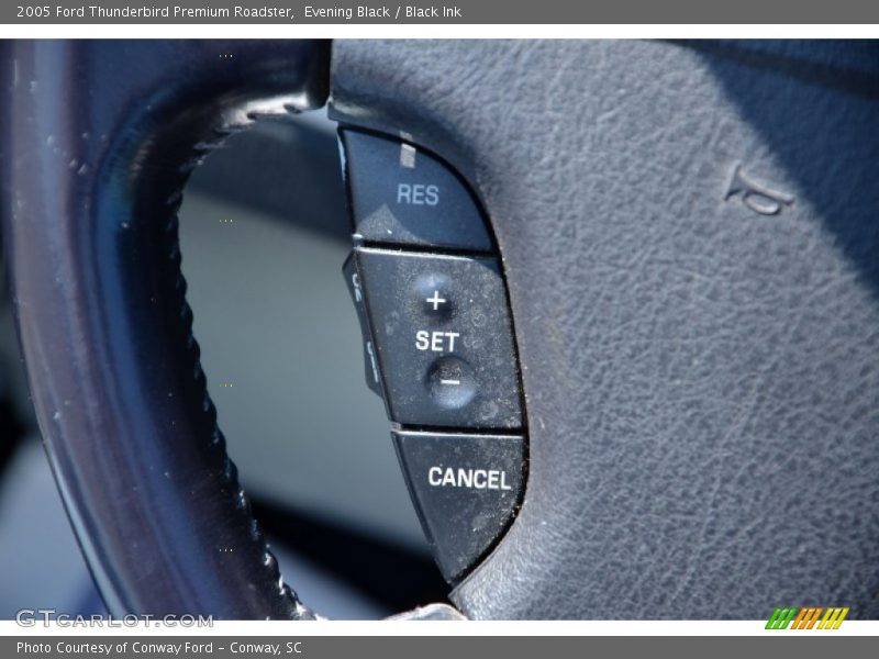 Controls of 2005 Thunderbird Premium Roadster