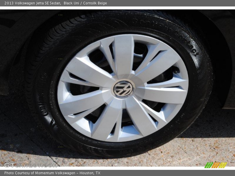 Black Uni / Cornsilk Beige 2013 Volkswagen Jetta SE Sedan