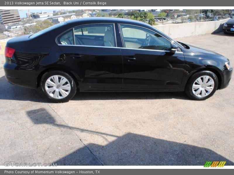 Black Uni / Cornsilk Beige 2013 Volkswagen Jetta SE Sedan