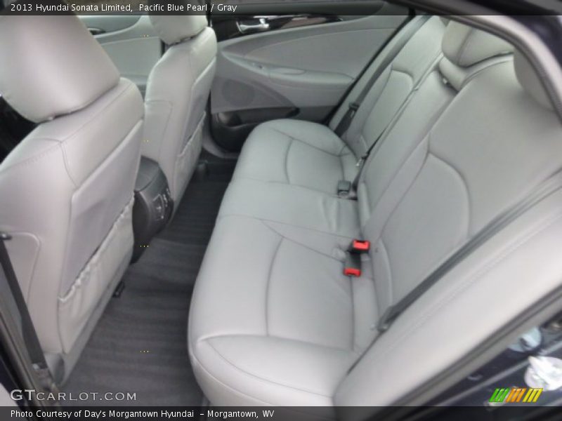 Pacific Blue Pearl / Gray 2013 Hyundai Sonata Limited