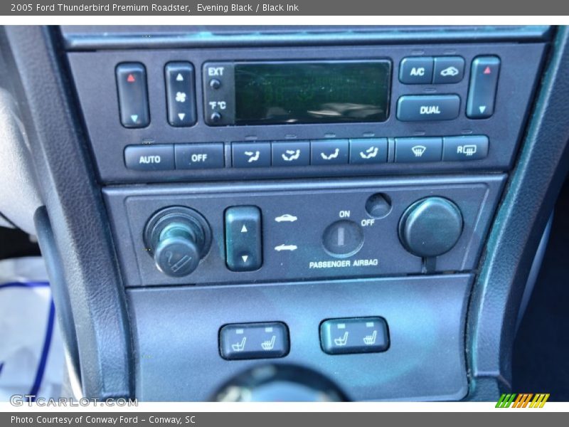 Controls of 2005 Thunderbird Premium Roadster