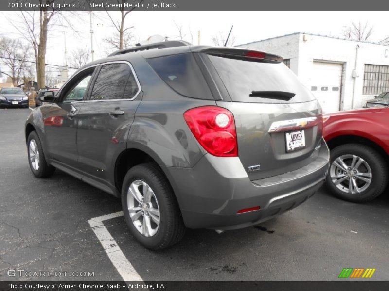 Steel Green Metallic / Jet Black 2013 Chevrolet Equinox LT