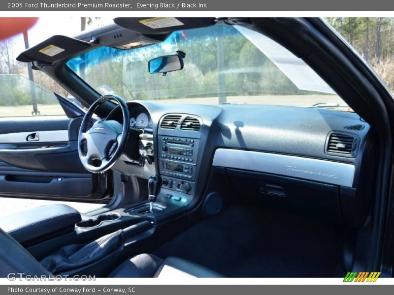 Evening Black / Black Ink 2005 Ford Thunderbird Premium Roadster