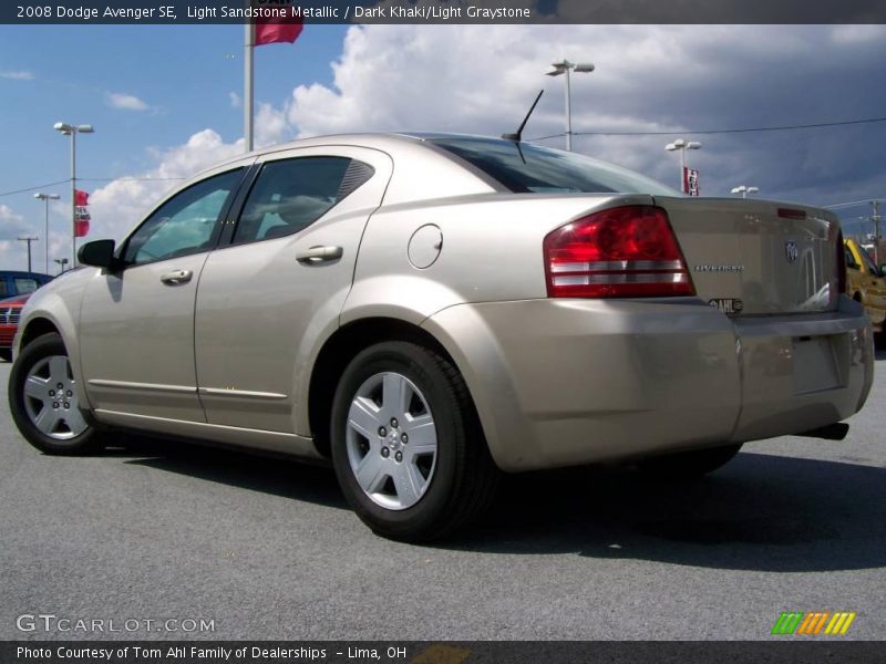 Light Sandstone Metallic / Dark Khaki/Light Graystone 2008 Dodge Avenger SE