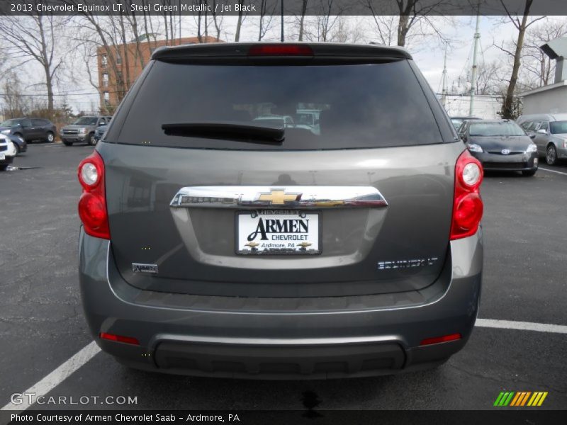 Steel Green Metallic / Jet Black 2013 Chevrolet Equinox LT