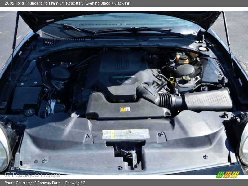 Evening Black / Black Ink 2005 Ford Thunderbird Premium Roadster