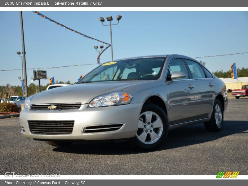 Silverstone Metallic / Gray 2008 Chevrolet Impala LT