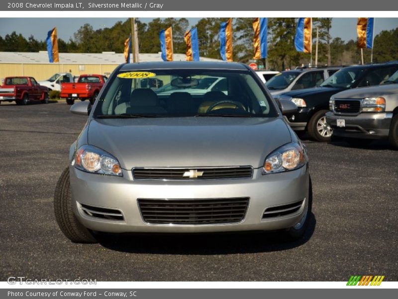 Silverstone Metallic / Gray 2008 Chevrolet Impala LT