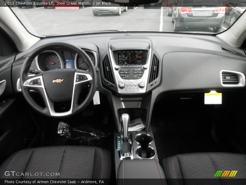 Steel Green Metallic / Jet Black 2013 Chevrolet Equinox LT