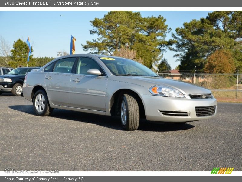 Silverstone Metallic / Gray 2008 Chevrolet Impala LT