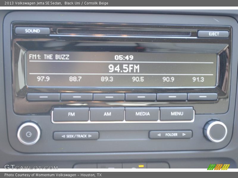 Black Uni / Cornsilk Beige 2013 Volkswagen Jetta SE Sedan