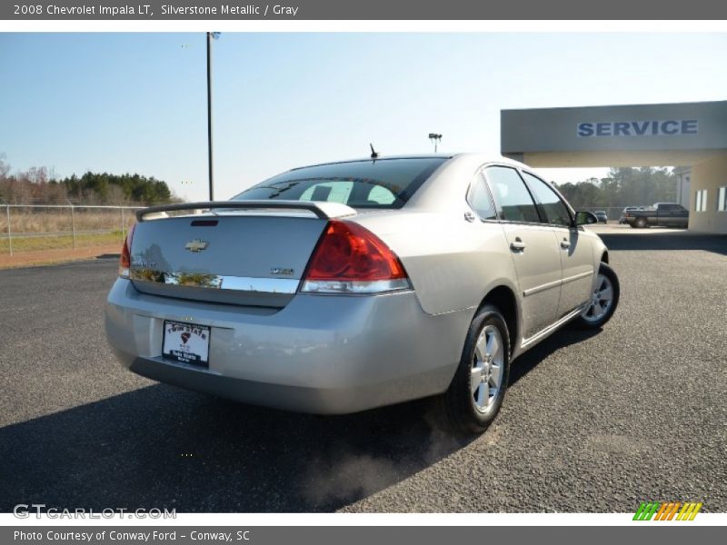 Silverstone Metallic / Gray 2008 Chevrolet Impala LT