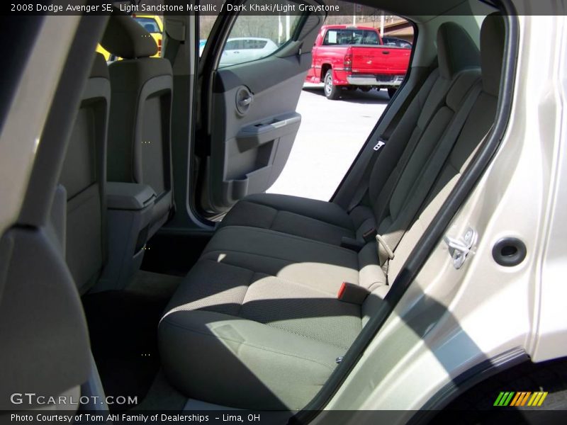 Light Sandstone Metallic / Dark Khaki/Light Graystone 2008 Dodge Avenger SE