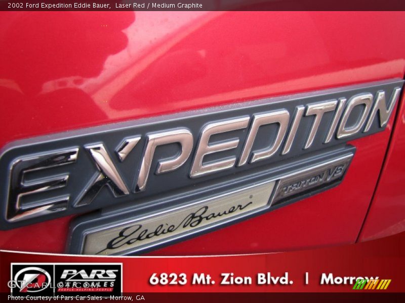 Laser Red / Medium Graphite 2002 Ford Expedition Eddie Bauer