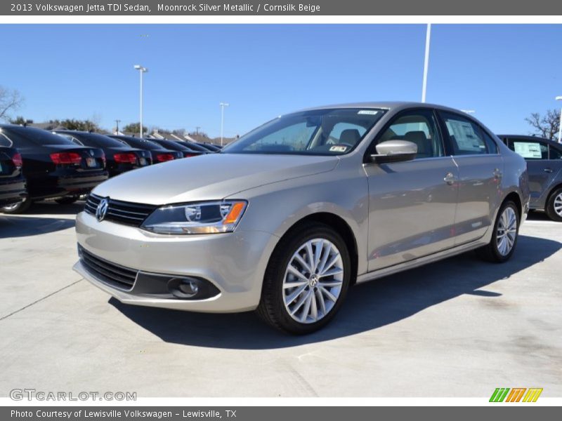 Moonrock Silver Metallic / Cornsilk Beige 2013 Volkswagen Jetta TDI Sedan