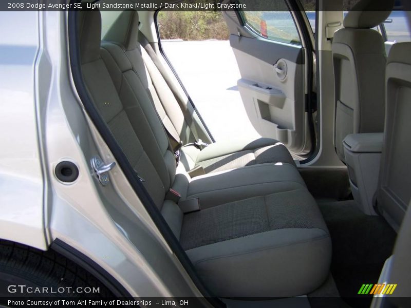 Light Sandstone Metallic / Dark Khaki/Light Graystone 2008 Dodge Avenger SE