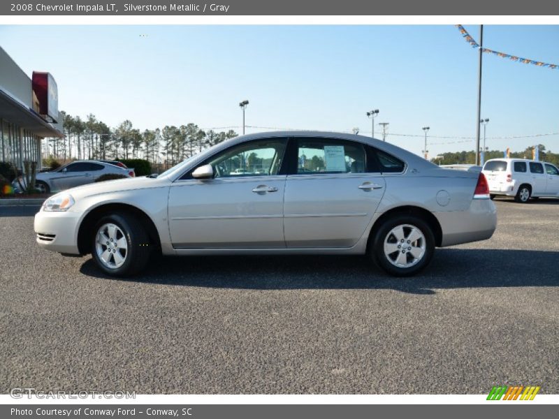 Silverstone Metallic / Gray 2008 Chevrolet Impala LT