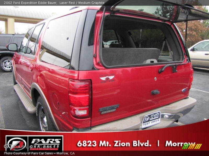 Laser Red / Medium Graphite 2002 Ford Expedition Eddie Bauer