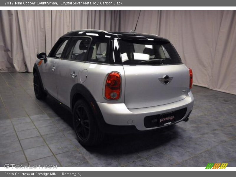Crystal Silver Metallic / Carbon Black 2012 Mini Cooper Countryman