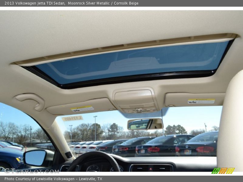 Moonrock Silver Metallic / Cornsilk Beige 2013 Volkswagen Jetta TDI Sedan