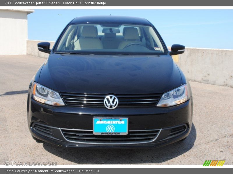 Black Uni / Cornsilk Beige 2013 Volkswagen Jetta SE Sedan