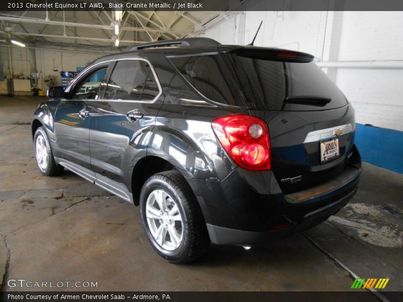 Black Granite Metallic / Jet Black 2013 Chevrolet Equinox LT AWD