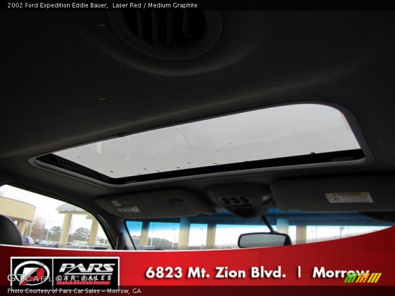 Laser Red / Medium Graphite 2002 Ford Expedition Eddie Bauer