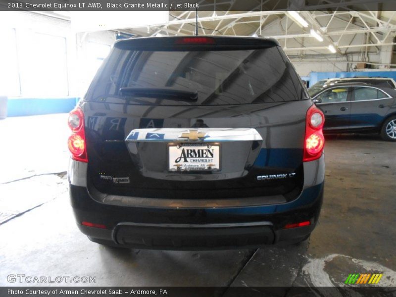 Black Granite Metallic / Jet Black 2013 Chevrolet Equinox LT AWD