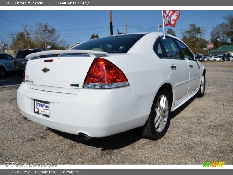 Summit White / Gray 2012 Chevrolet Impala LTZ