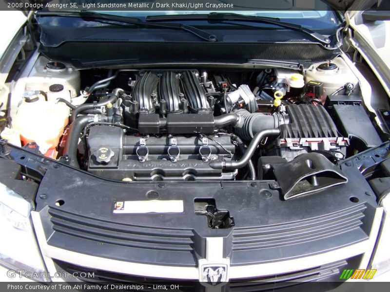 Light Sandstone Metallic / Dark Khaki/Light Graystone 2008 Dodge Avenger SE
