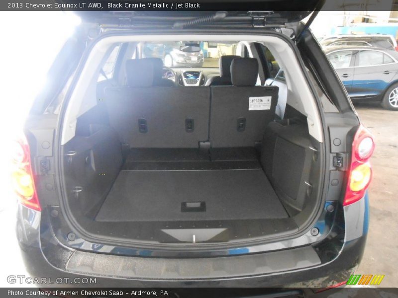 Black Granite Metallic / Jet Black 2013 Chevrolet Equinox LT AWD