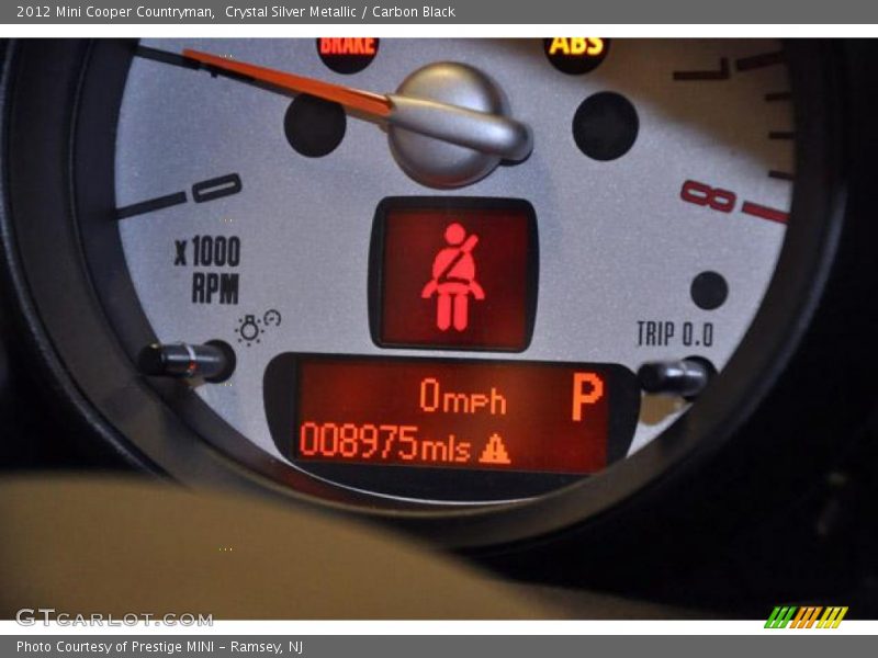 Crystal Silver Metallic / Carbon Black 2012 Mini Cooper Countryman