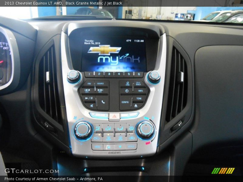 Black Granite Metallic / Jet Black 2013 Chevrolet Equinox LT AWD
