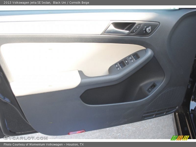 Black Uni / Cornsilk Beige 2013 Volkswagen Jetta SE Sedan