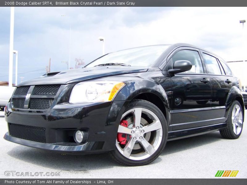 Brilliant Black Crystal Pearl / Dark Slate Gray 2008 Dodge Caliber SRT4