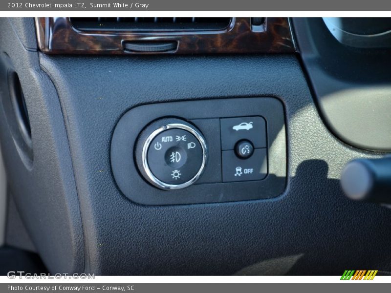 Summit White / Gray 2012 Chevrolet Impala LTZ