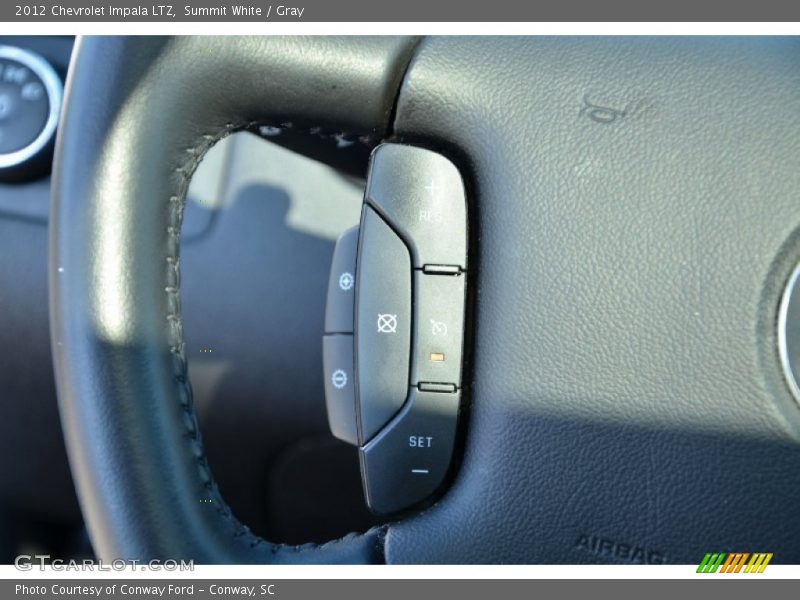 Summit White / Gray 2012 Chevrolet Impala LTZ