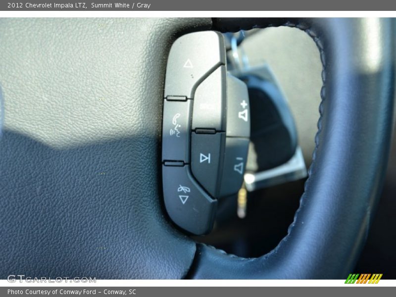 Summit White / Gray 2012 Chevrolet Impala LTZ
