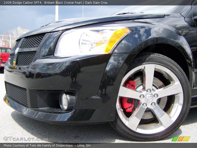 Brilliant Black Crystal Pearl / Dark Slate Gray 2008 Dodge Caliber SRT4
