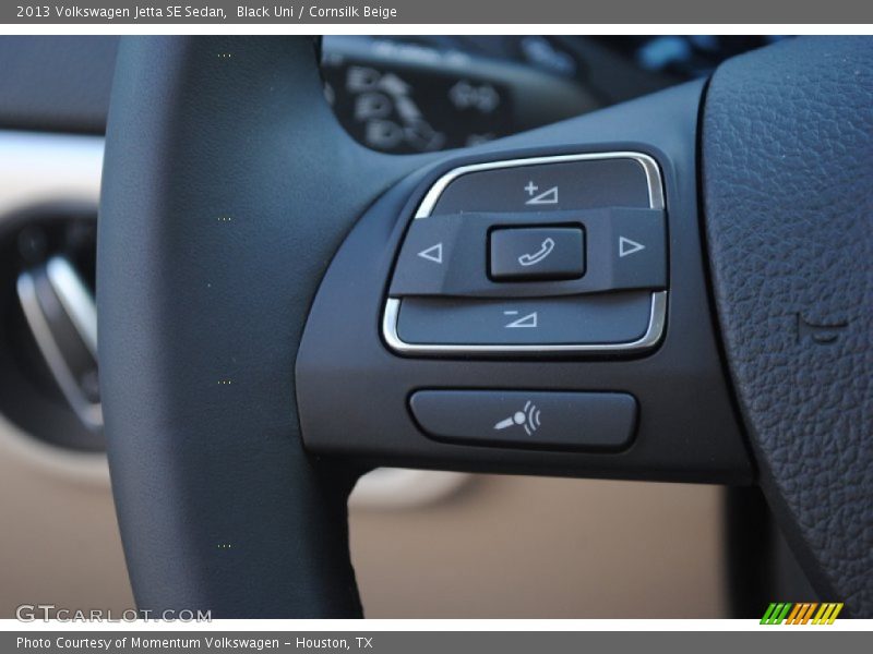 Black Uni / Cornsilk Beige 2013 Volkswagen Jetta SE Sedan