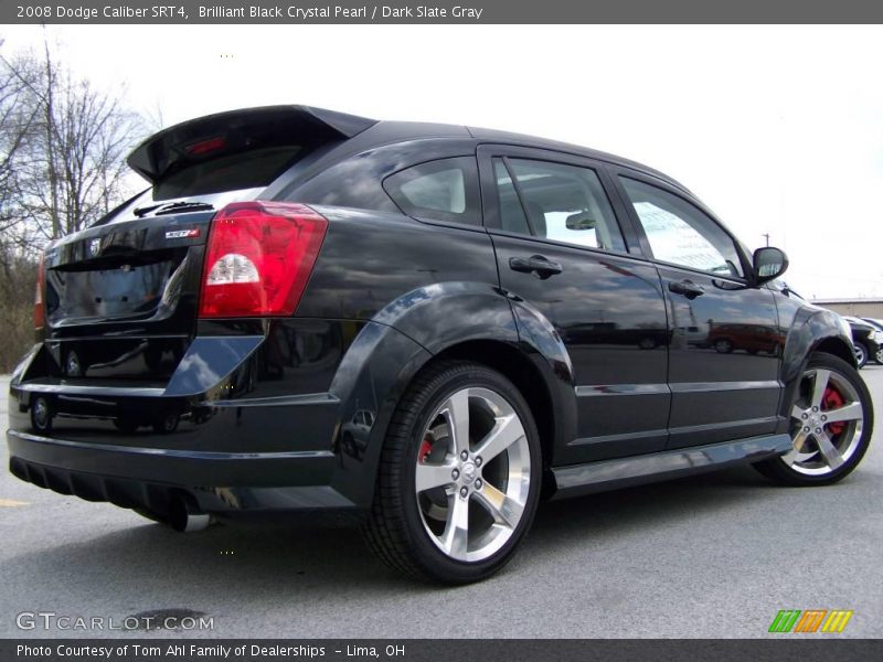 Brilliant Black Crystal Pearl / Dark Slate Gray 2008 Dodge Caliber SRT4
